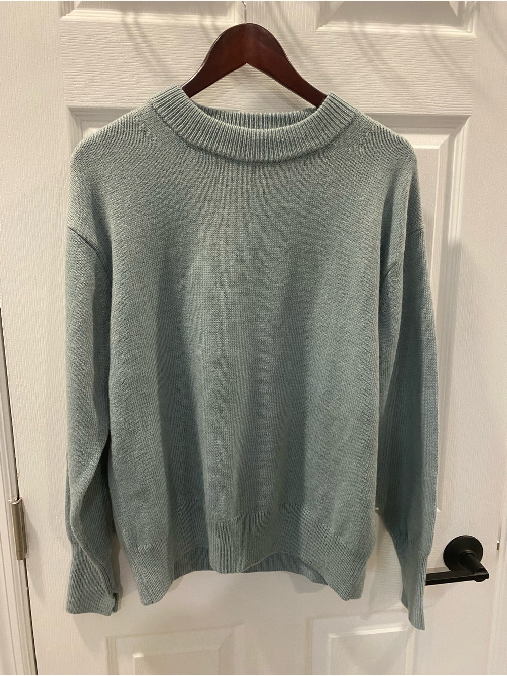 NWT H&M Sage Green Crewneck Sweater - Large